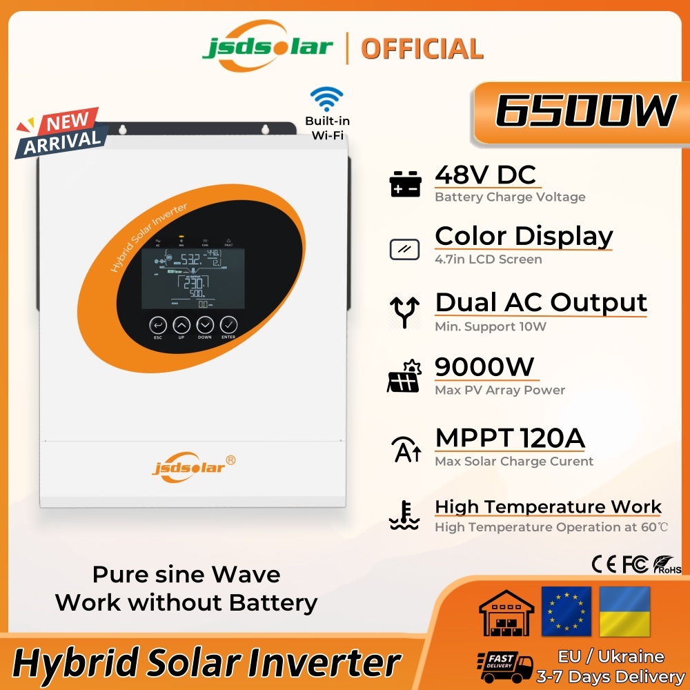 Flexible Solar Panel - Новые гибридные солнечные инверторы jsdsolar 6.5