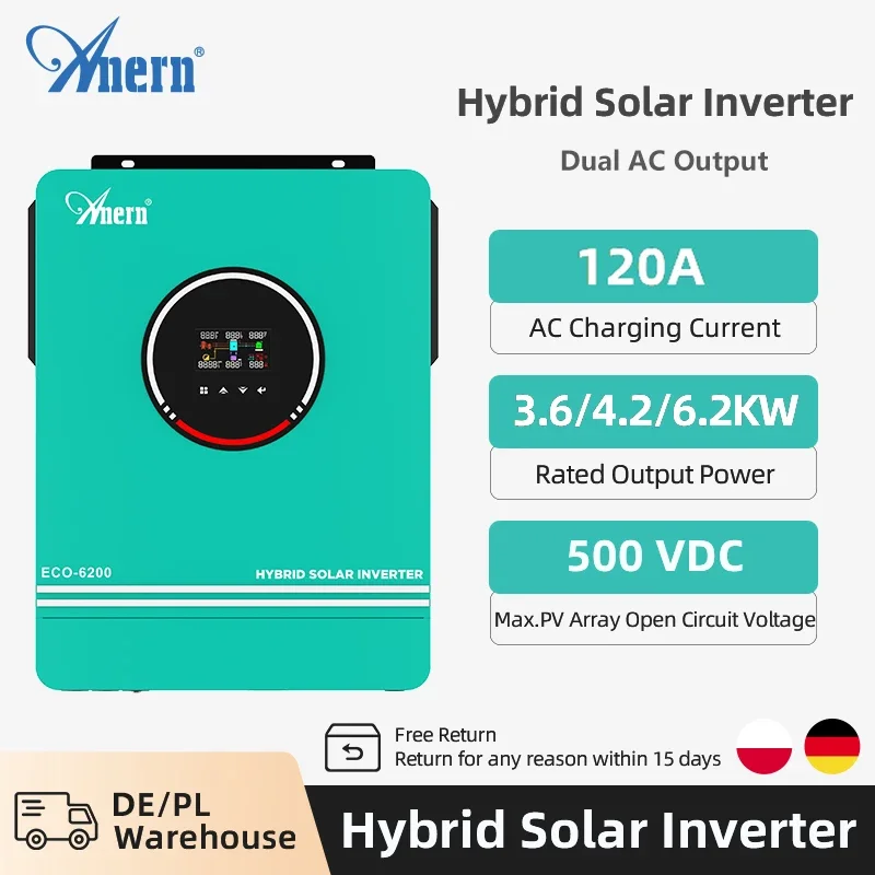 Flexible Solar Panel - Солнечный автономный инвертор, гибридный 3600 Вт,